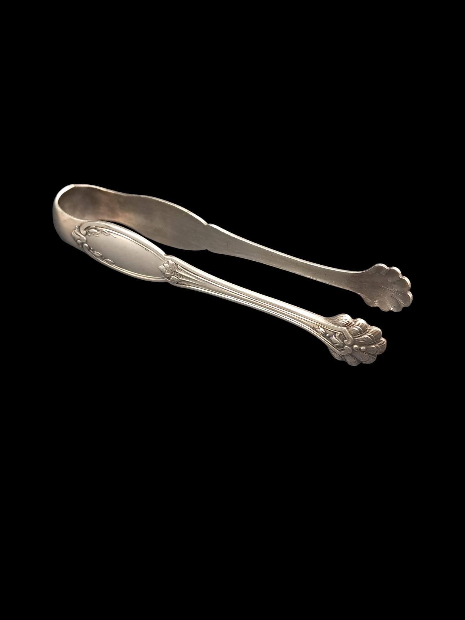 Ancienne Pince à Sucre Et Glaçons WMF 90 En Métal Argenté, Articulée, Vintage, Cuisine
