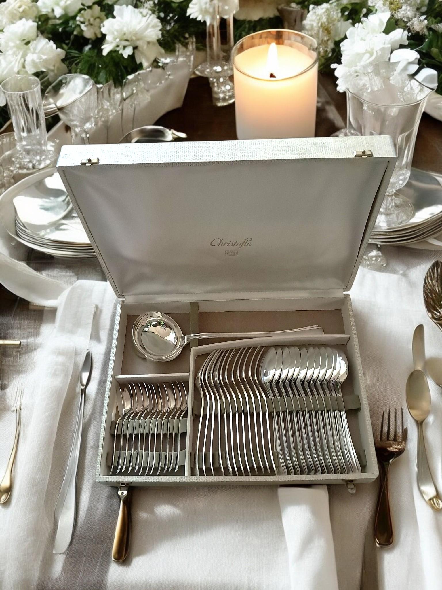 クリストフル シルバーメタル ボレアル 37ピース ヴィンテージ