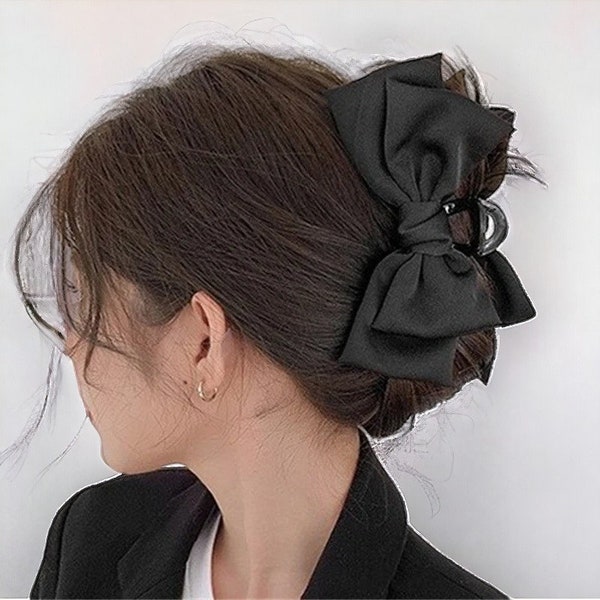 Hair Clip Clamp Bow