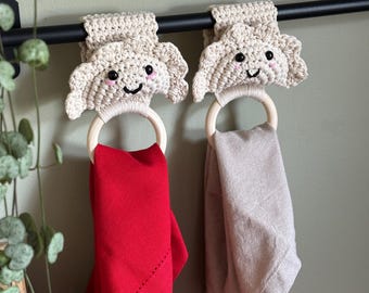 Dumpling Towel Holder Pattern (PDF Download)