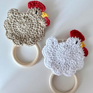 chicken kitchen towel holder