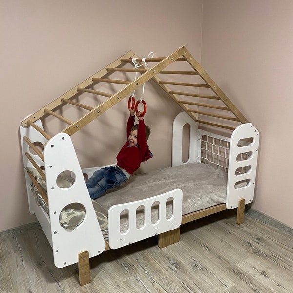 Kids Gym-Bed, Montessori bed, floor bed, Toddler bed