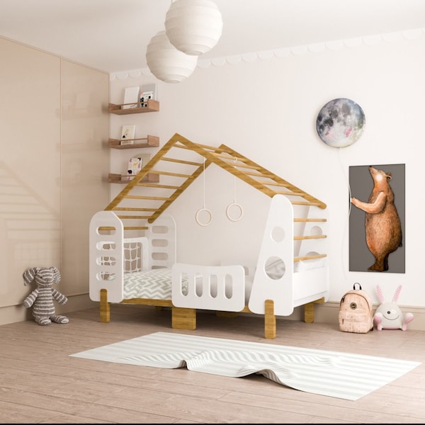 Kids Gym-Bed, Montessori bed, floor bed