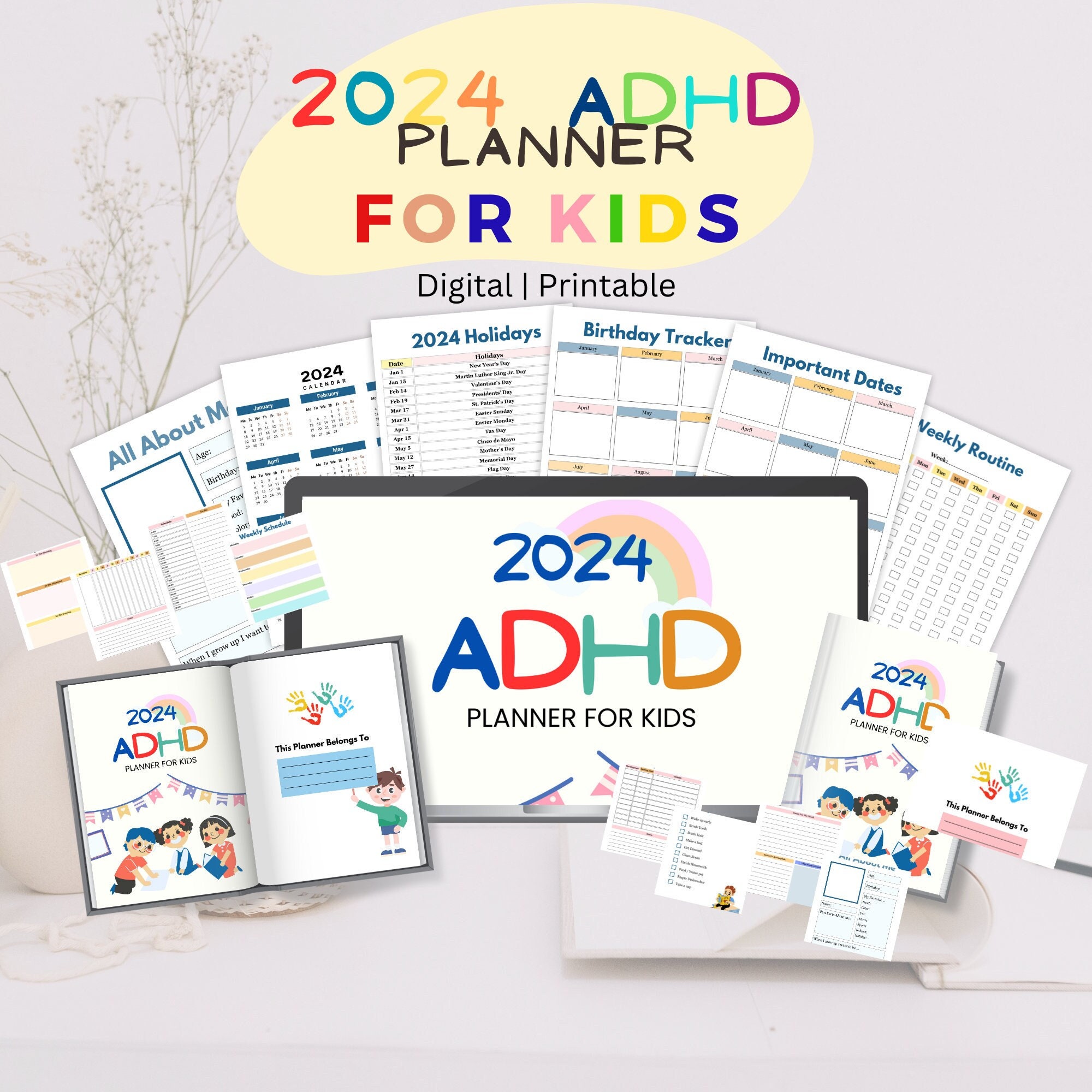 2024 ADHD Planner for Kids Kids - Il Fullxfull.5853318406 Tst4 