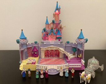 Polly Pocket Bluebird Château de Cendrillon de 1995 COMPLET