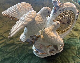 Rare Vintage Porcelain Gager Clock