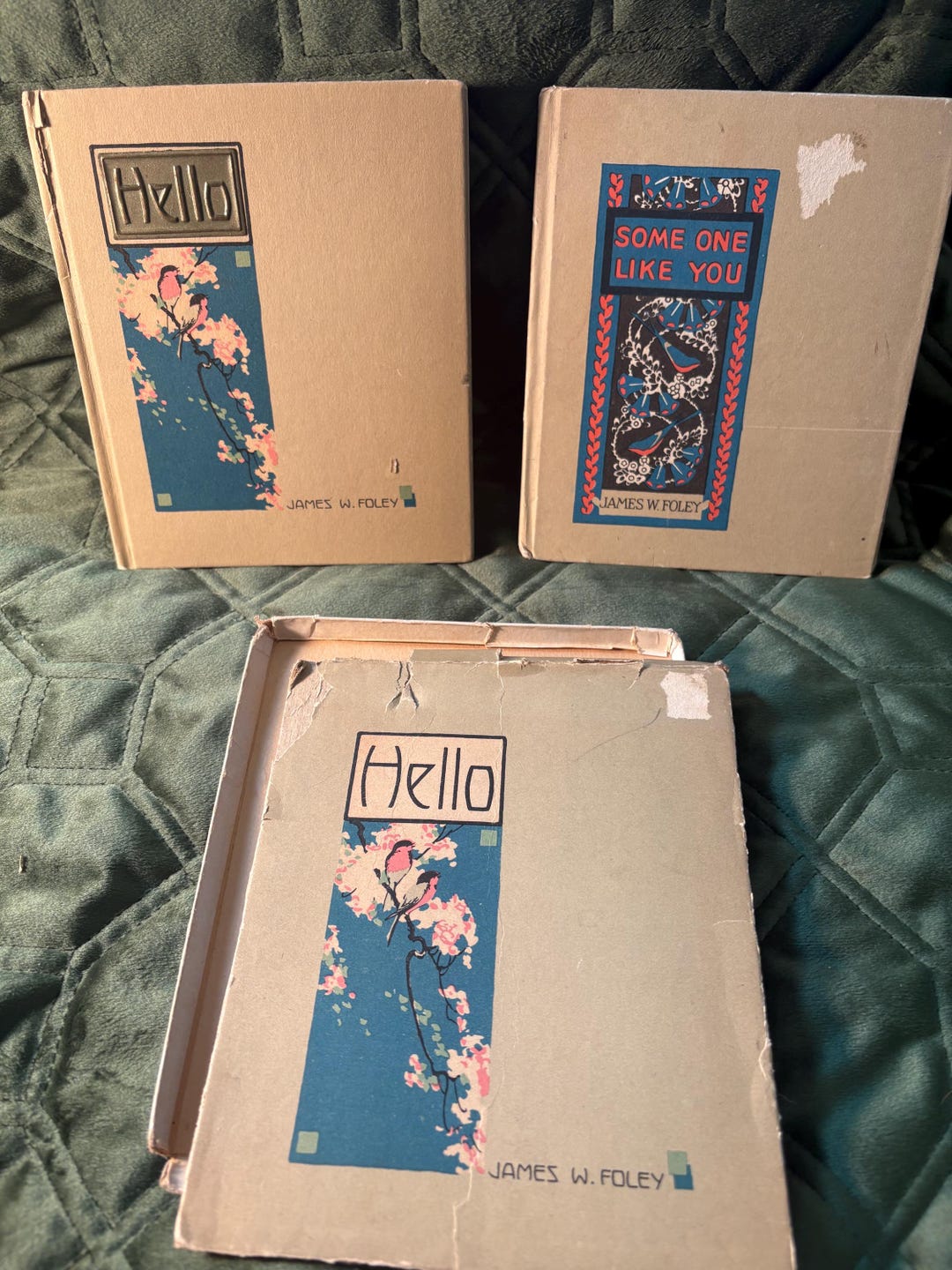 Vintage 1915 and 1925 Books by James W. Foley - Etsy