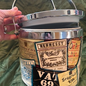 Vintage Japan metal  Ice Bucket
