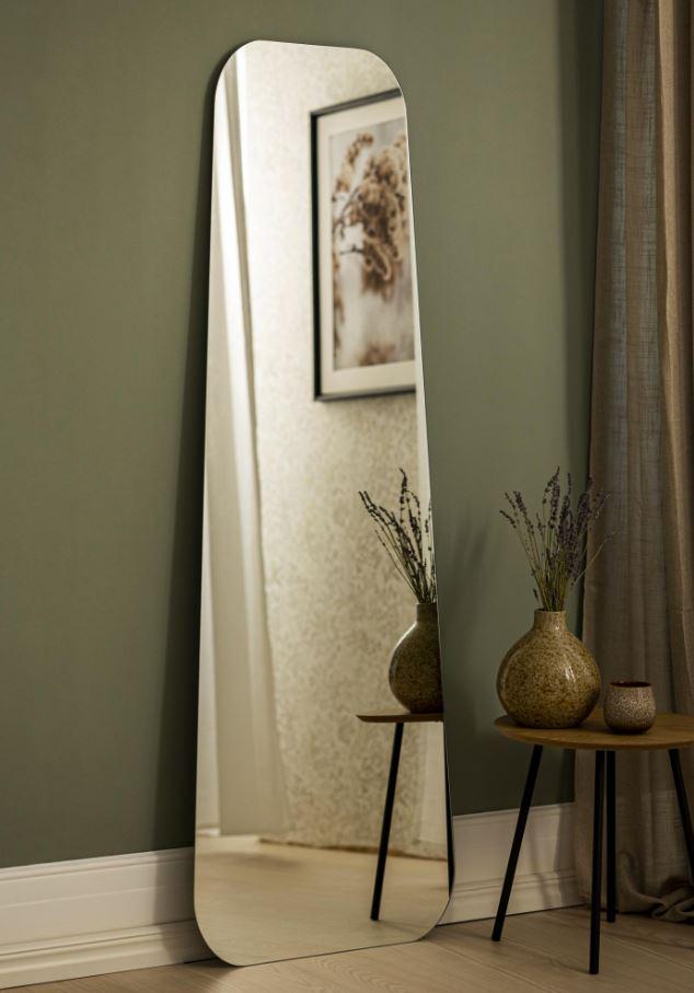Wavy Mirror Large, Curvy Wall Mirror, Asymmetrical Mirror Wall Decor ...