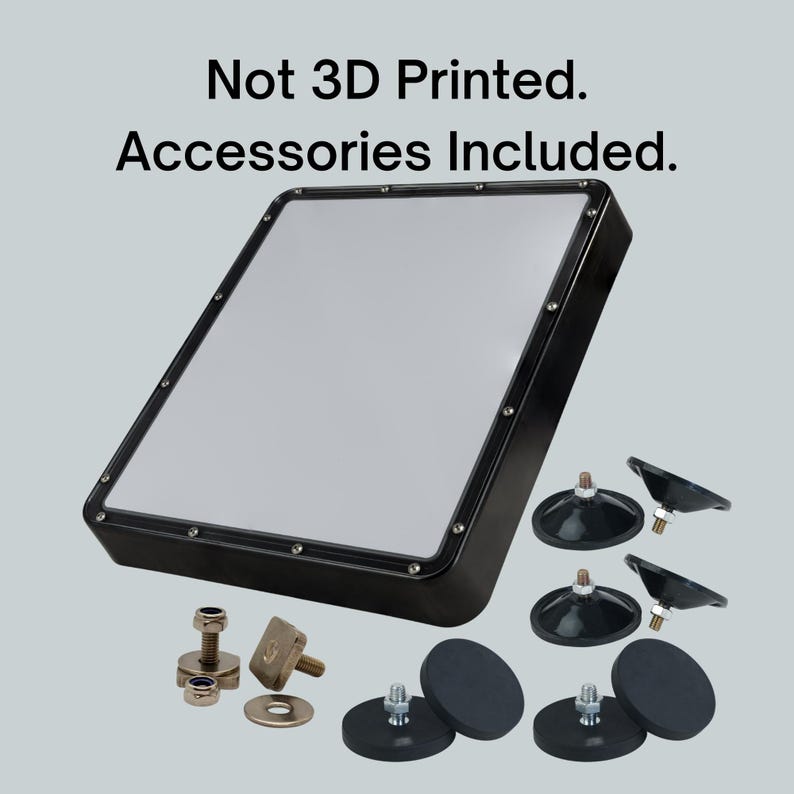 StrandedElectrons Starlink Mini Flat Mount With Magnets, Suction Cups, and Roof platform mount