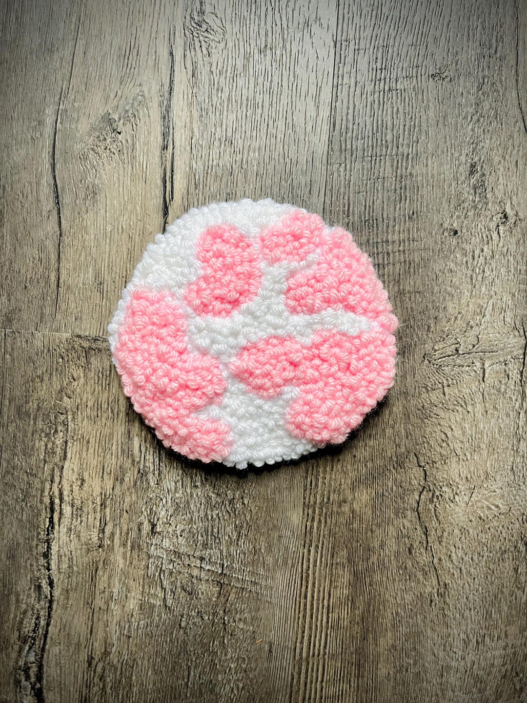 Cow Print Mug Rug, Pink Cow Print, Cow Gifts, Farmhouse Decor ...