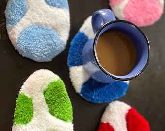 Yoshi Egg Mug Rug, Gift for Gamers