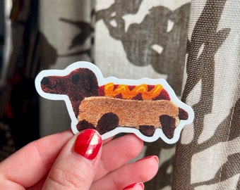 Wiener Dog Sticker | Dachshund Art