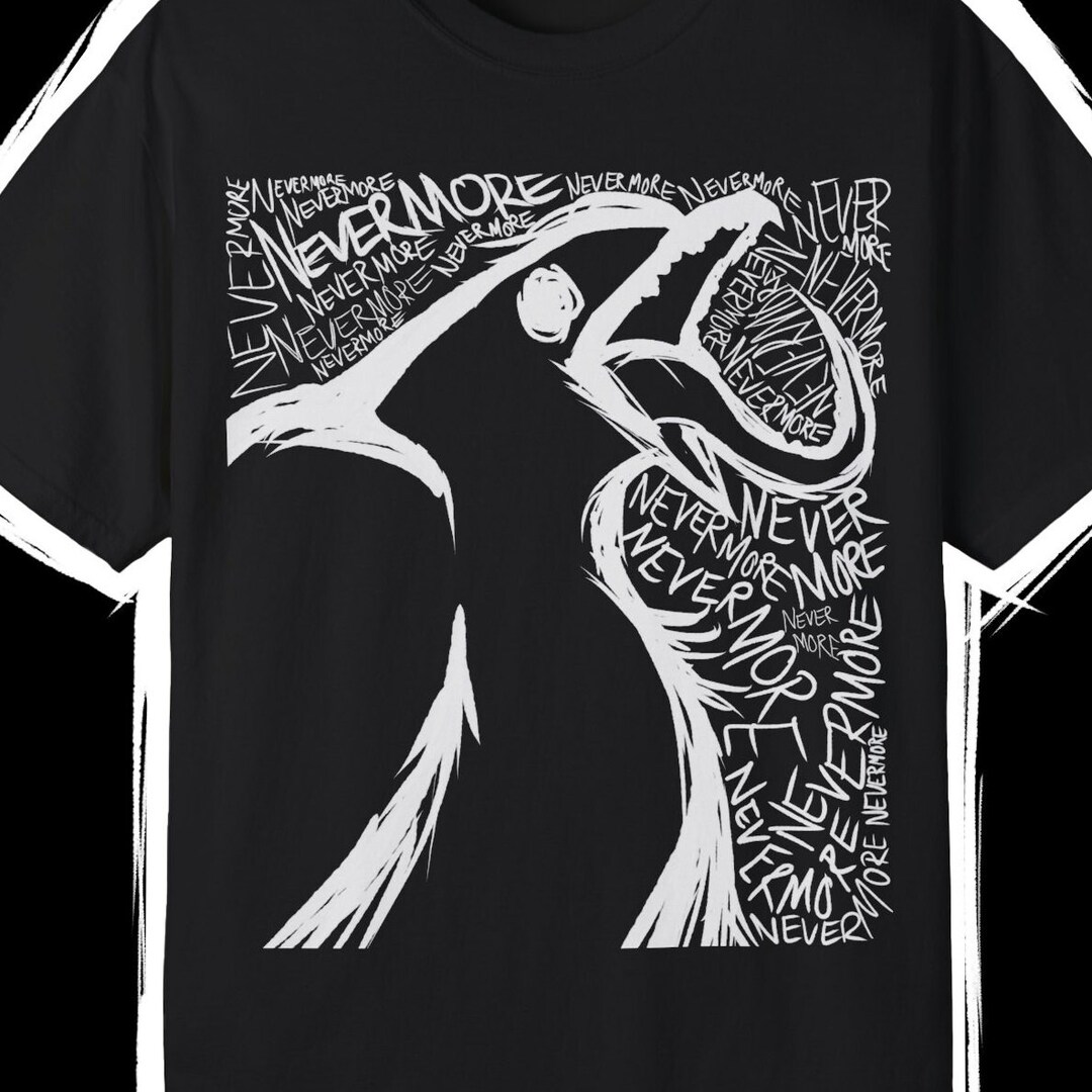 Nevermore Edgar Allan Poe Quoth the Raven Unisex Shirt - Etsy