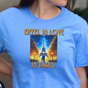 Paris Lovers T-shirt, Eiffel Tower, Lovers Shirt, Eiffel in love T-shirt