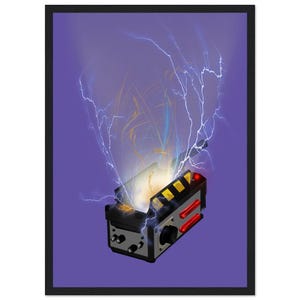 Póster clásico en papel mate de Ghostbusters Trap A3: arte cinematográfico atemporal, regalo perfecto para fanáticos