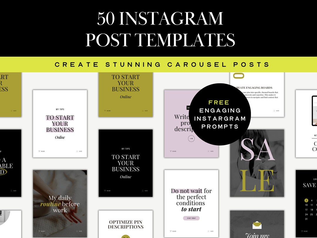 Instagram template carousel ig post template for a stunning instagram