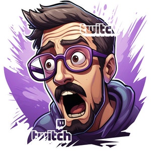 Limited Twitch/Youtube Emote &quot;WHAAAAT?&quot; Gaming Emote, Profile Picture