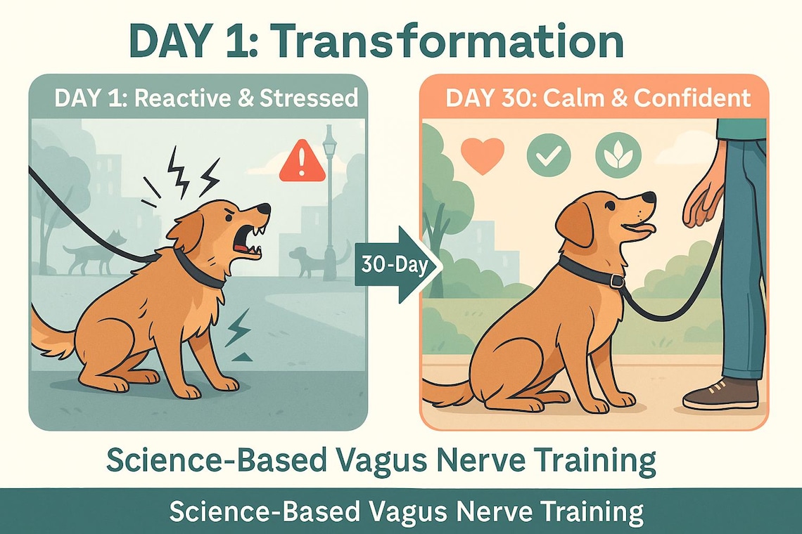 Reactive Dog Training Guide Vagus Nerve Calming System (PDF) Etsy
