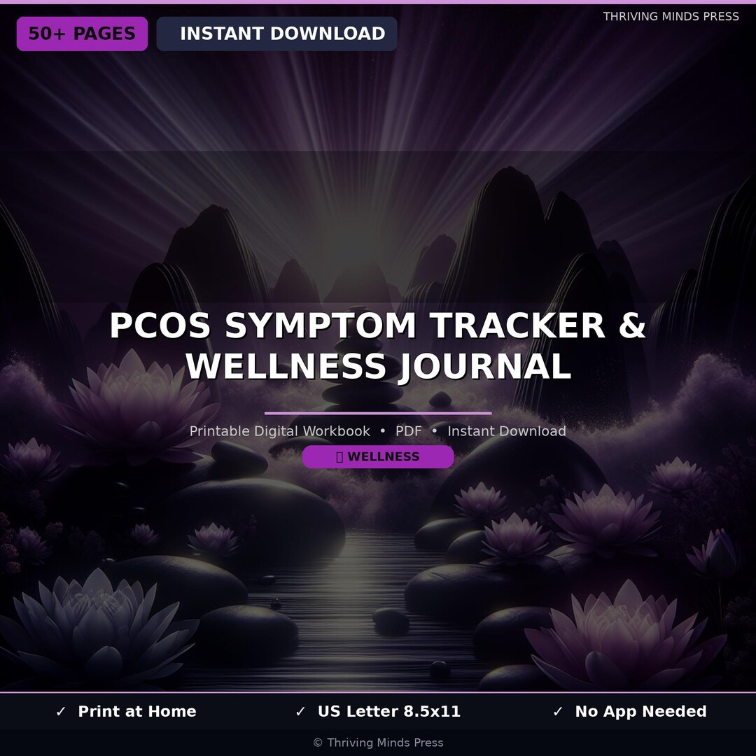 PCOS Symptom Tracker & Wellness Journal - Etsy