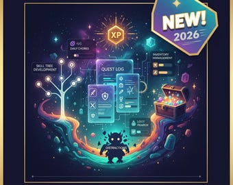 Registro de misiones de tareas arcanas: Una guía de aventuras para el TDAH / Cuaderno de ejercicios de funciones ejecutivas