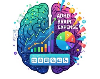 ADHD Budget Guide | Money Management, Spending Awareness & Financial Focus Printable Workbook