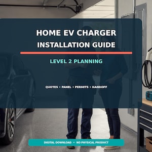 Installationsanleitung für Heimladestationen für Elektrofahrzeuge (PDF), Angebotsvergleich Stufe 2, Schaltschrank, Genehmigungen und Garagenplanung