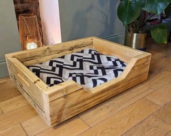 Solid Wooden Dog Bed