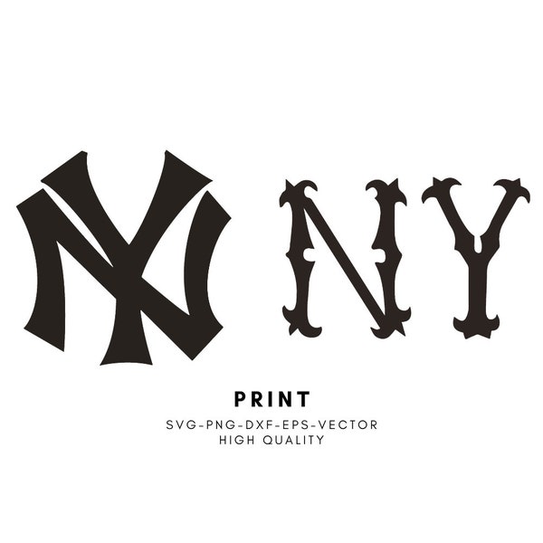 New York Yankees Svg - Etsy
