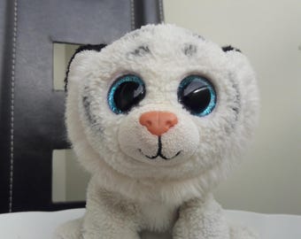 Ty Beanie Baby - Tundra - the White Tiger 6 inch plushie stuffed toy animal ty beanie boos