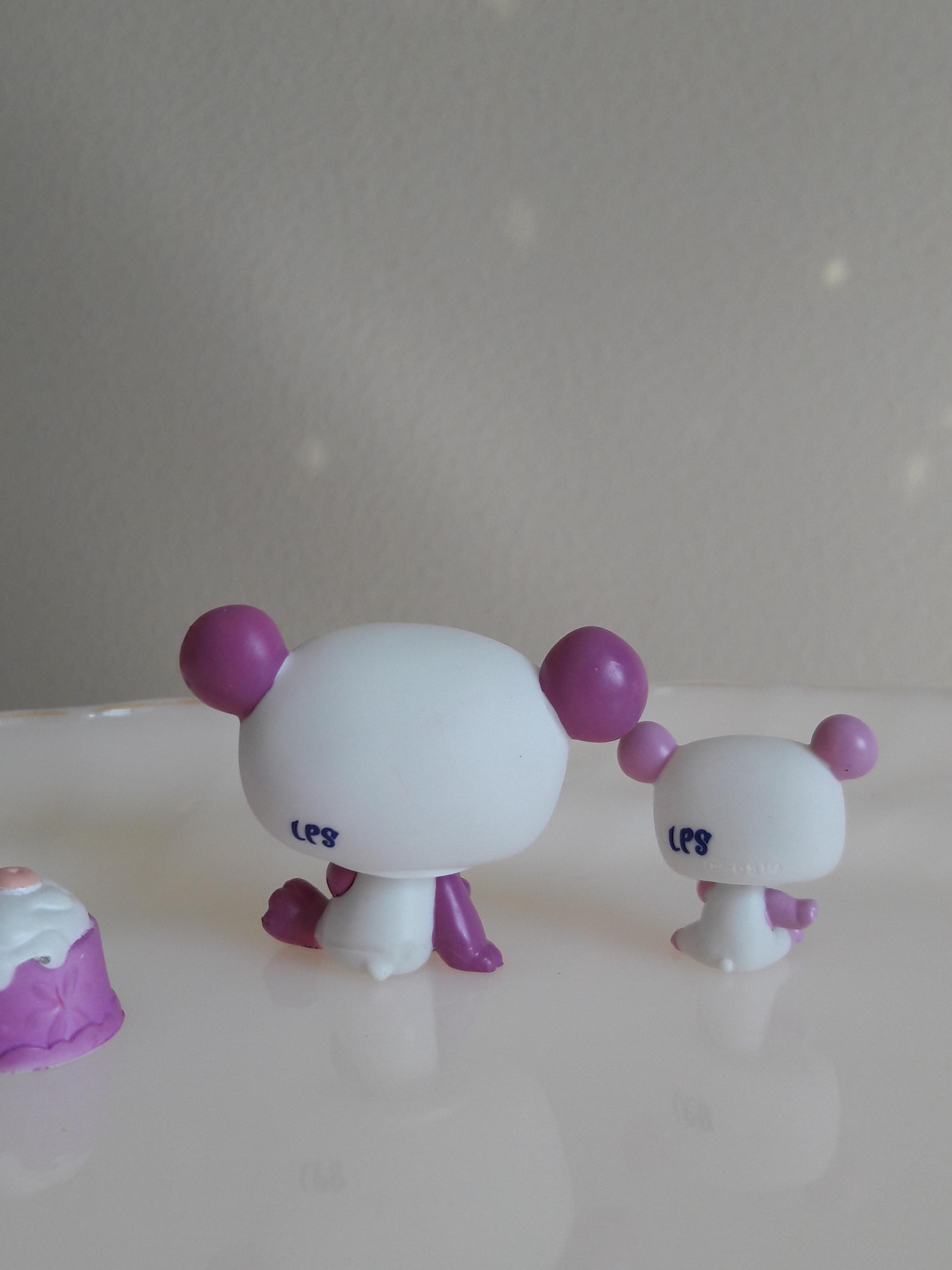 🐼 Littlest Pet Shop Series 1 Gen 7 G7 #16 Purple Panda Bear