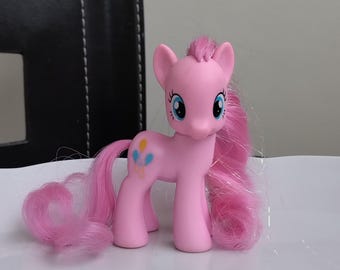 Hasbro 2010 My Little Pony - Pinkie Pie - G4 tinsel glitter hair brushable Original Rare MLP