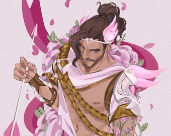 3D Printed Hanzo Figure Overwatch - Etsy
