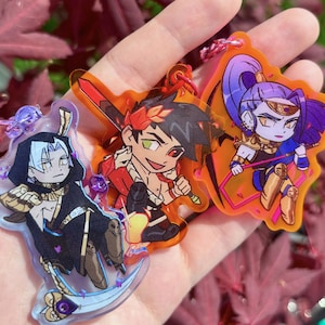 Hades Colourful Acrylic Charms
