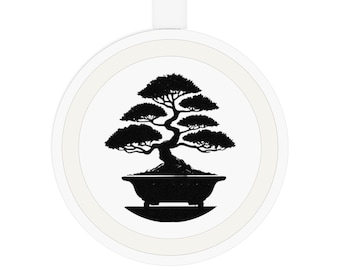 Bonsai Solo Wireless Charging Pad - Elegant 5W Charger for iPhone & Android, Includes USB Cable, Multiple Colors Available