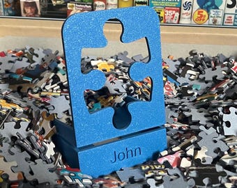 Personalised Puzzle Box Lid Holder, Puzzle Buddy