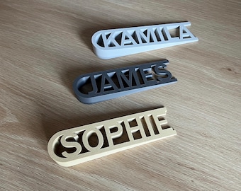 Personalised Door stop, Tough Bioplastic Door Wedge