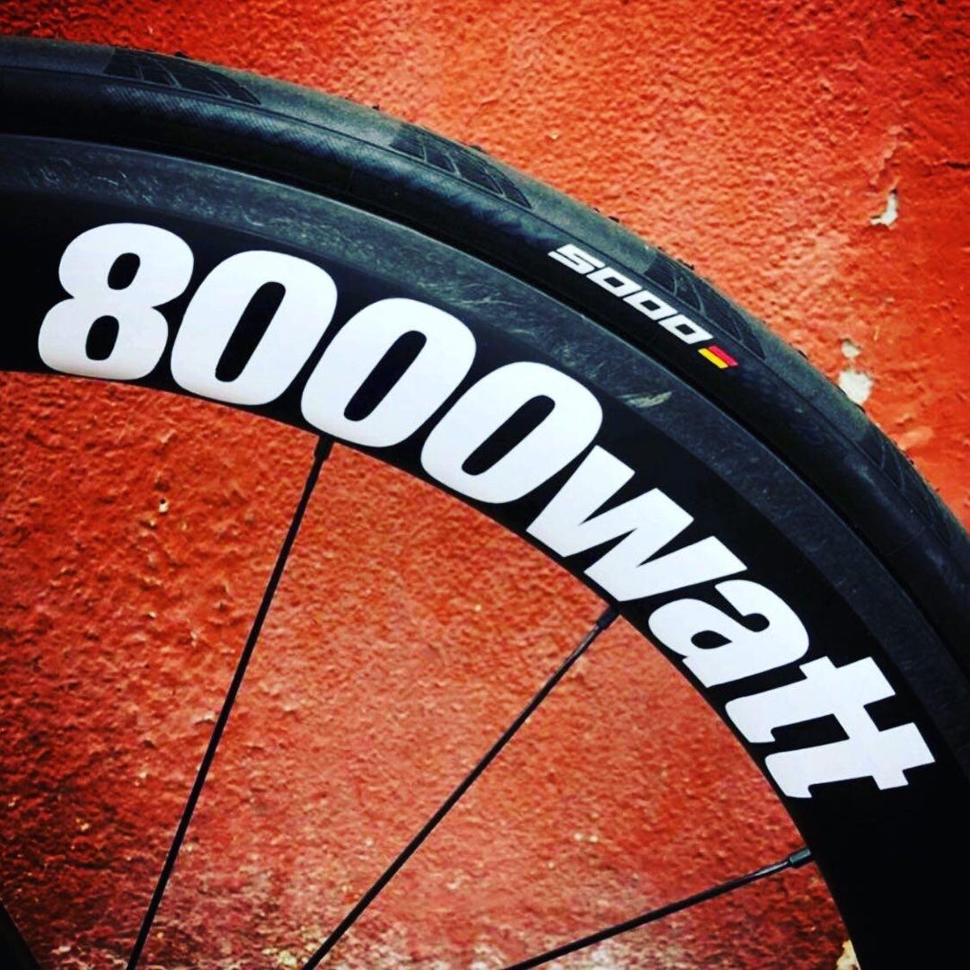 Custom 8000watt Rim Decal Kit White - Etsy