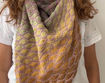 The Garden of Honey Shawl - Crochet Pattern
