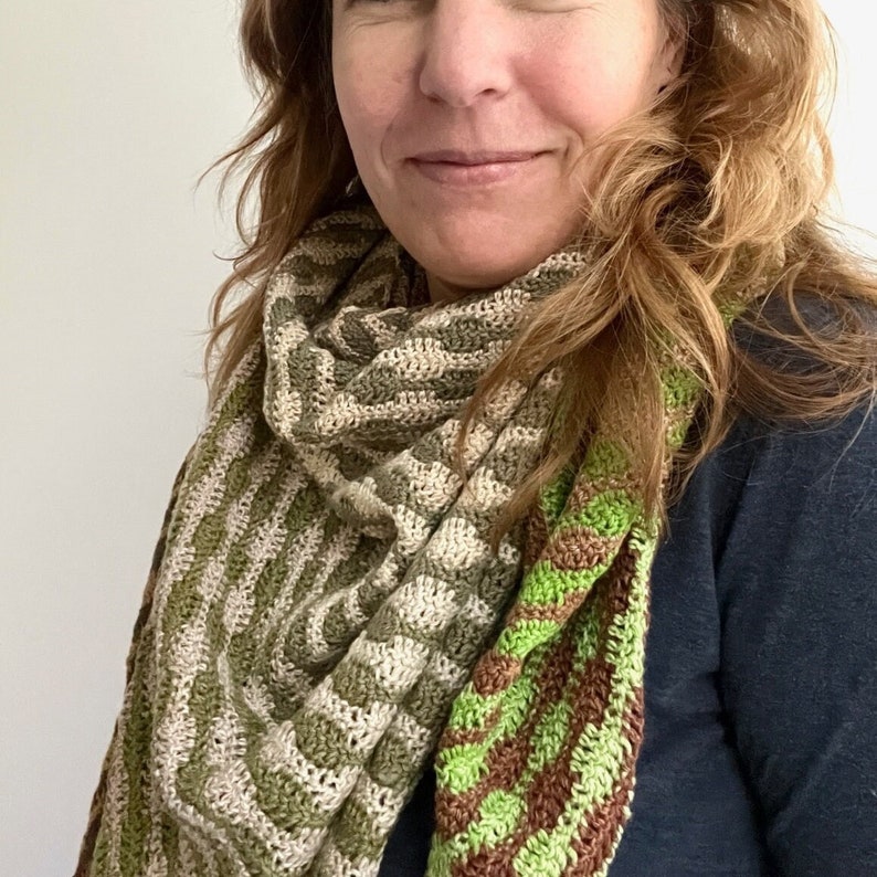 Whirly Waves Wrap - Crochet Pattern - Etsy