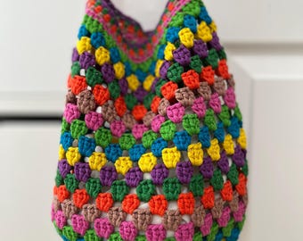 Granny Market Bag - Crochet Pattern
