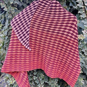 Sweet Almonds Shawl - Asymmetrical Wave Crochet Shawl Pattern PDF - Cotton Yarn - Advanced Beginner image 5