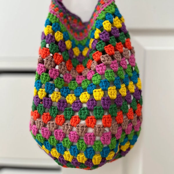 Granny Market Bag - Crochet Pattern