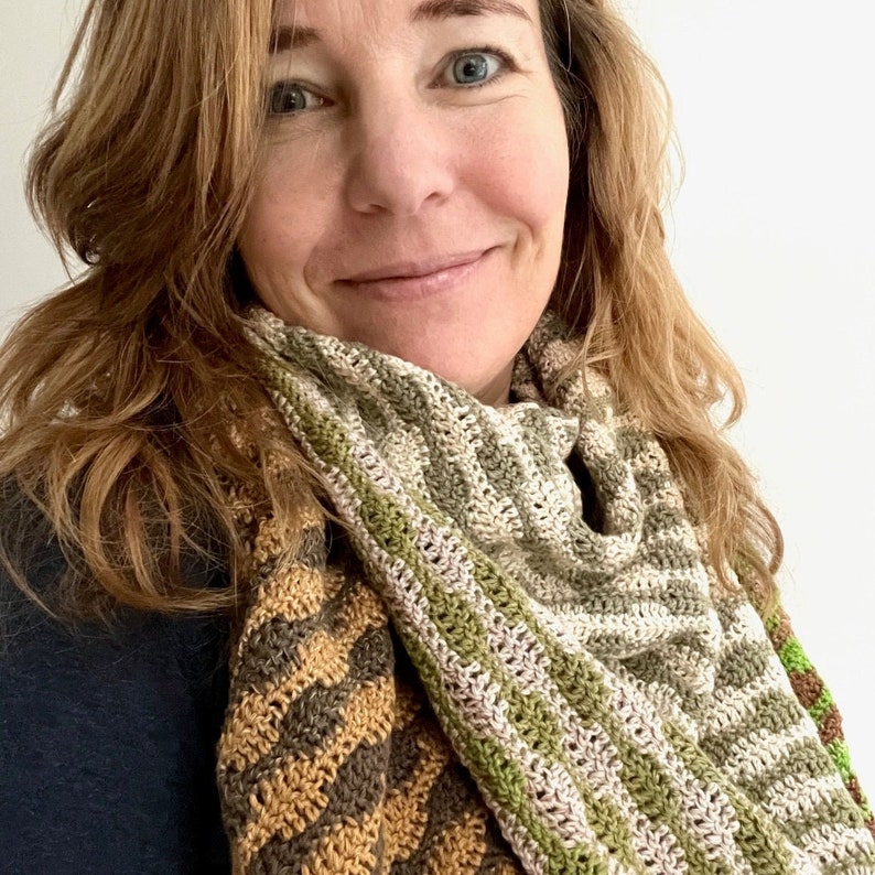 Whirly Waves Wrap - Crochet Pattern - Etsy
