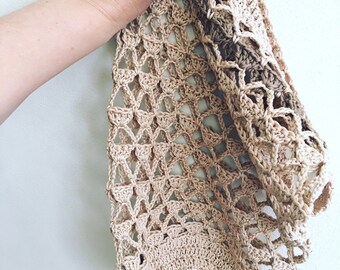 Little Triangles Market Bag - Crochet Pattern
