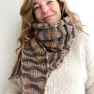 Winter Waves Wrap - Crochet Pattern
