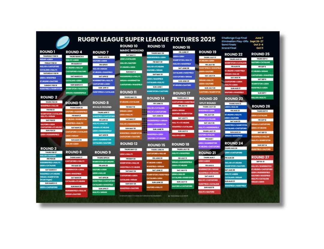 rugby-league-super-league-fixtures-poster-2025-match-schedule-a1-a2