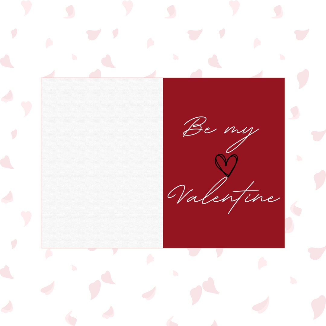 Printable Valentines Day Greeting Card 9 10x7 PDF &amp; PNG - Etsy