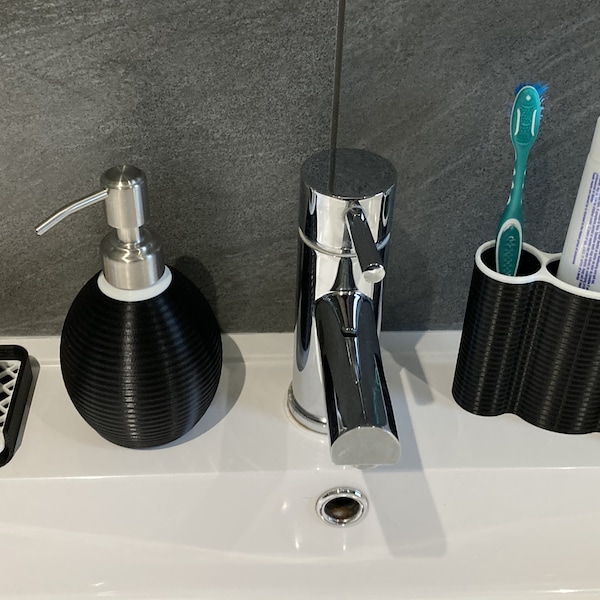 3D Printed Bathroom Accessories Set