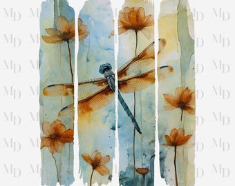 Dragonfly Brushstroke PNG, Sublimation, Clipart, Instant Download, Digital Download PNG, Dragonflies, Nature, Natural Colors